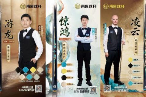 河南南匠授权总代理郑州东方台球，龙系列全新球杆现货到店