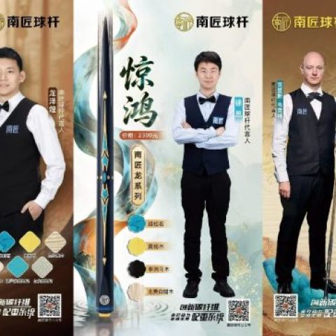 河南南匠授权总代理郑州东方台球，龙系列全新球杆现货到店